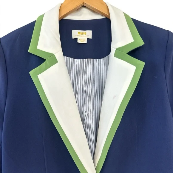 Anthropologie Maeve Colorblock Blazer Jacket - Picture 5 of 14